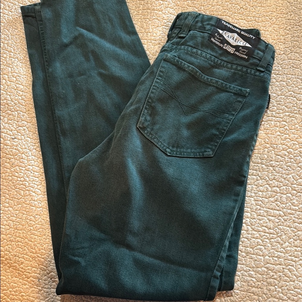 Vintage dark green jeans